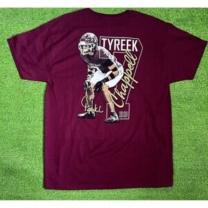 Texas A&M shirt MED Maroon‎ 2025 Aggie Football NIL Lockdown DB Seatbelt Gang #7